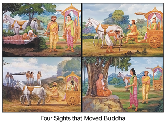 four sights that moved buddha