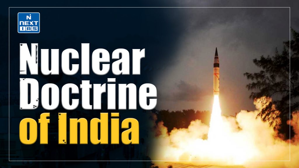 nuclear doctrine of india