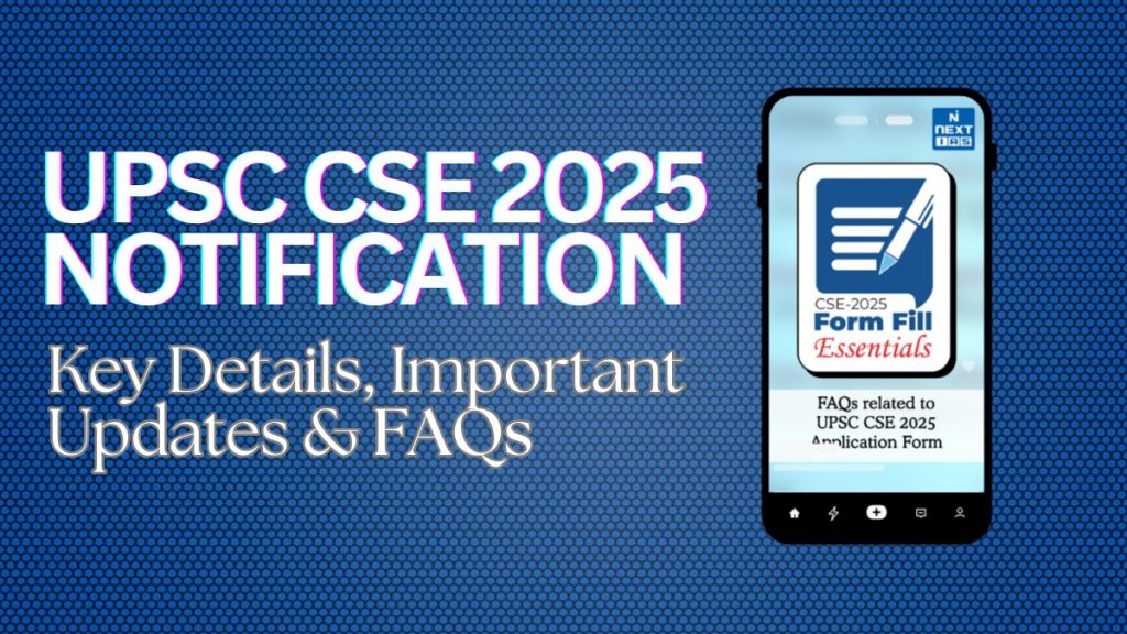 UPSC CSE 2025 Notification