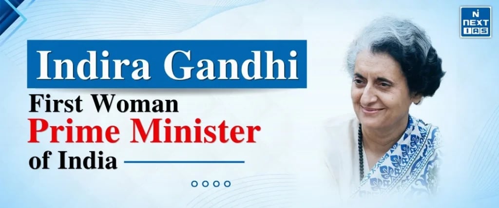 indira gandhi - first woman prime minister of india