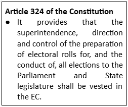 article 324 of the constitution