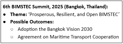 6th bimstec summit 2025