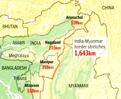 Indias Northeast and Myanmar