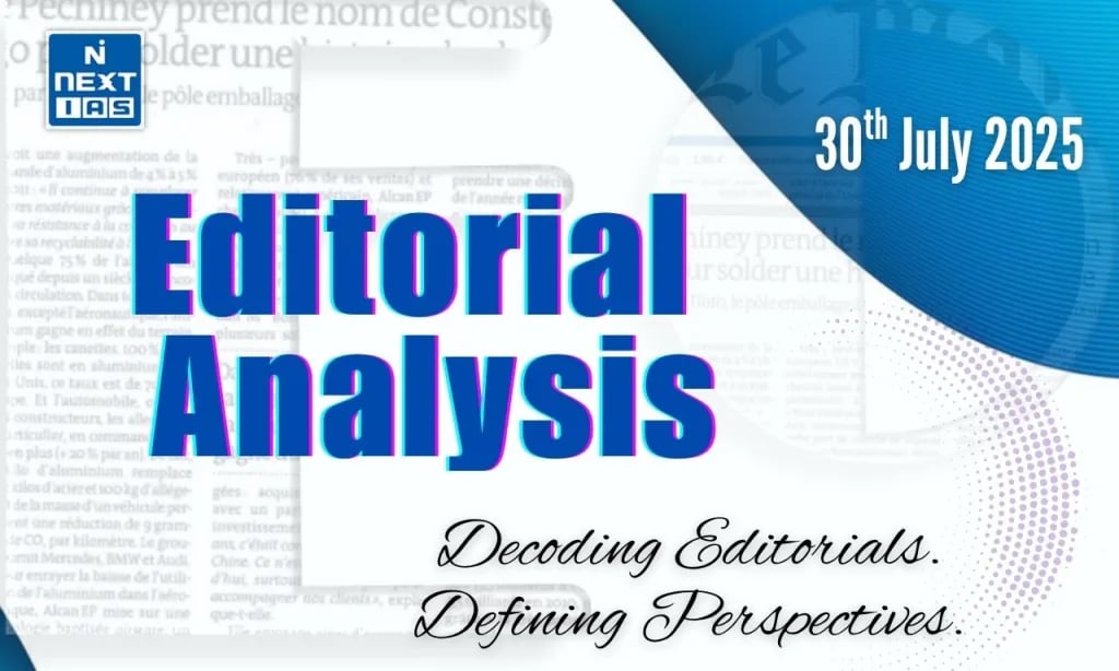 upsc current affairs 30 july 2025