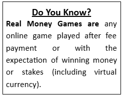 what does the new online gaming-act outline