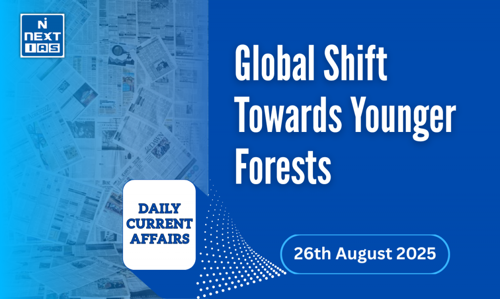 global shift towards younger forests