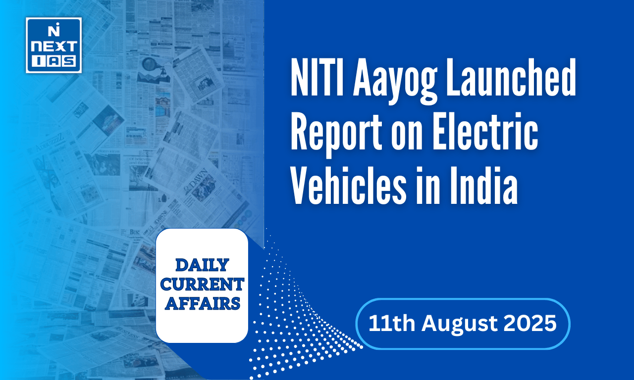 NITI Aayog Launched Report on Electric Vehicles in India