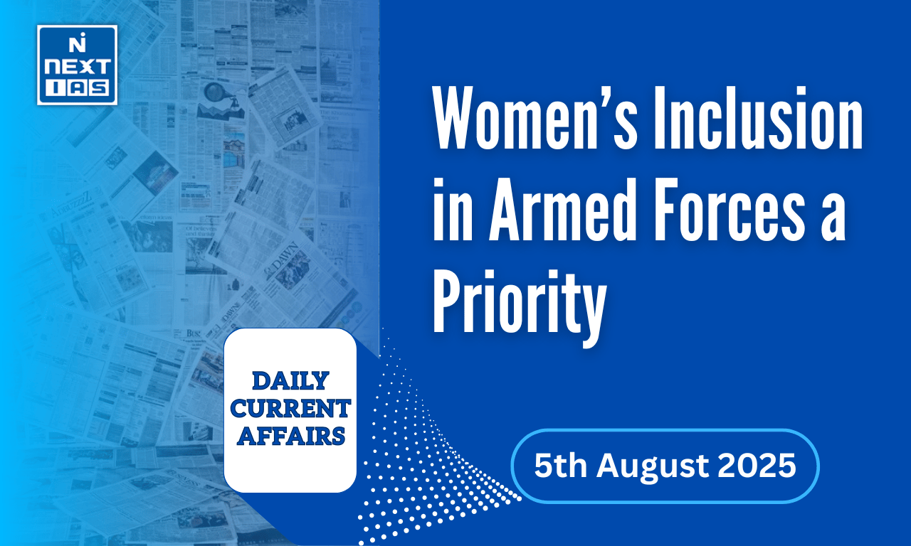 Women’s Inclusion in Armed Forces a Priority: Current Status, Progress