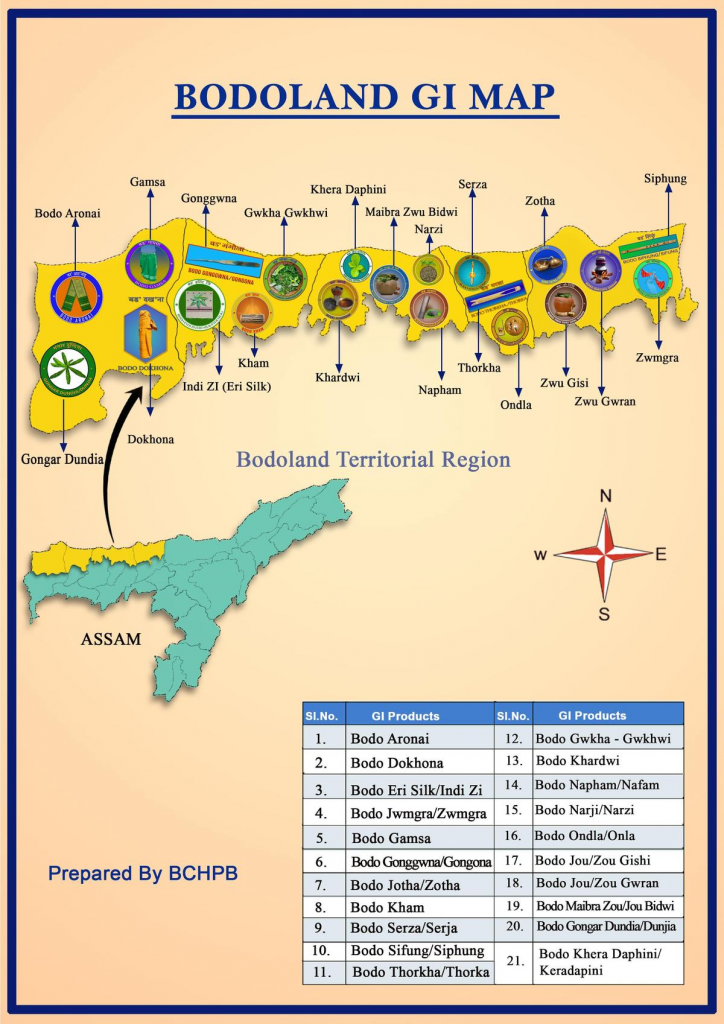 bodoland gi map