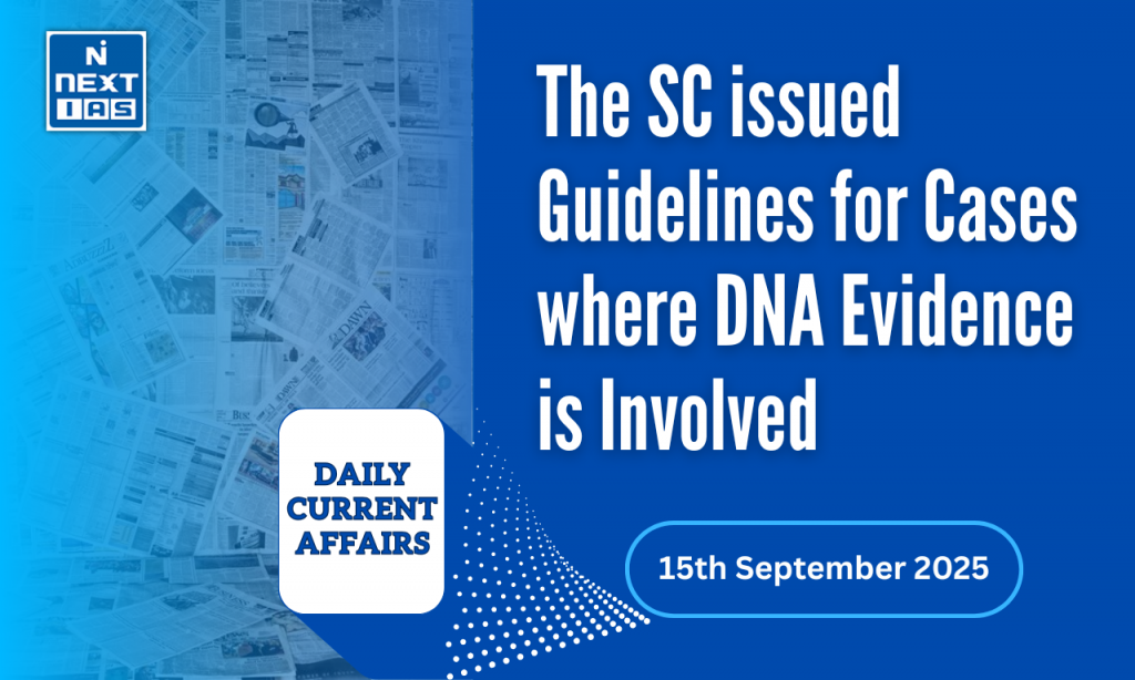 sc guidelines for dna evidence cases
