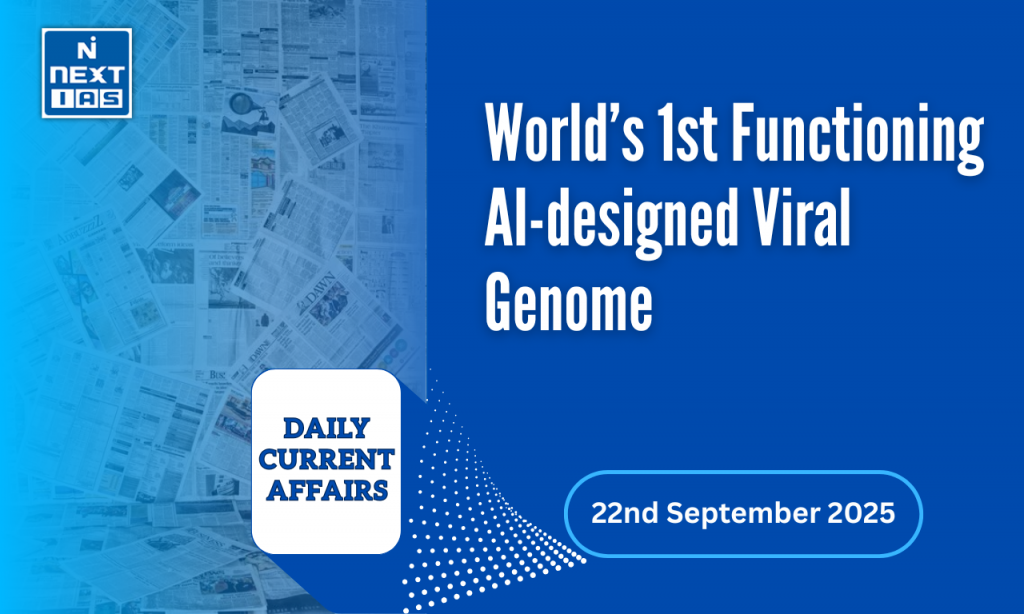world first ai-designed viral genome