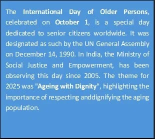Rising Elderly Population in India