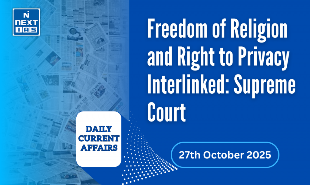 freedom of religion and right to privacy