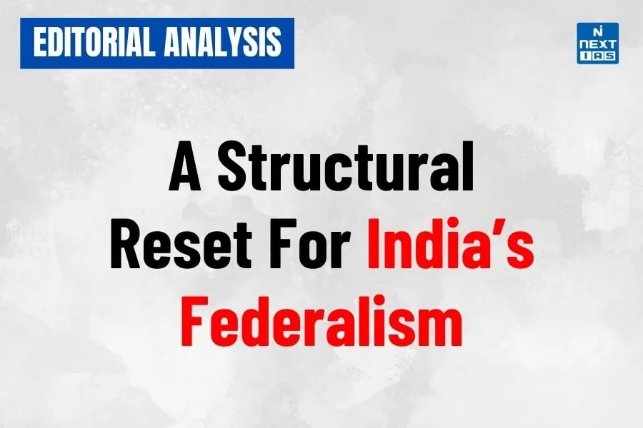 a structural reset for india’s federalism