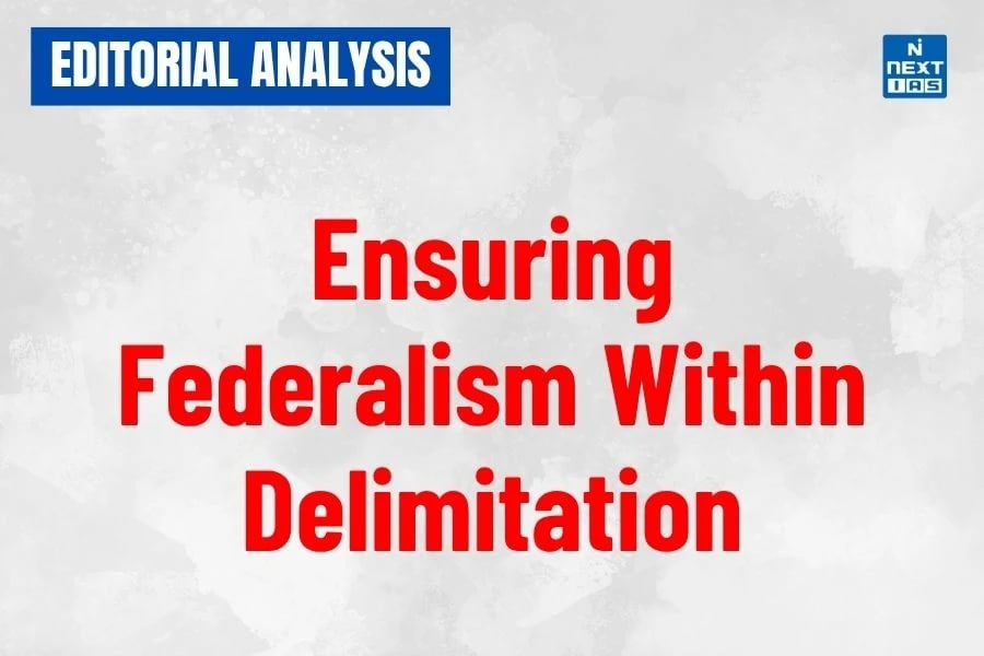 ensuring federalism within delimitation
