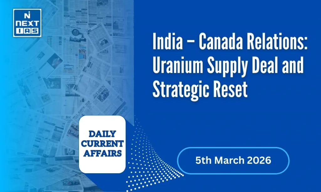 india canada relations: uranium supply deal