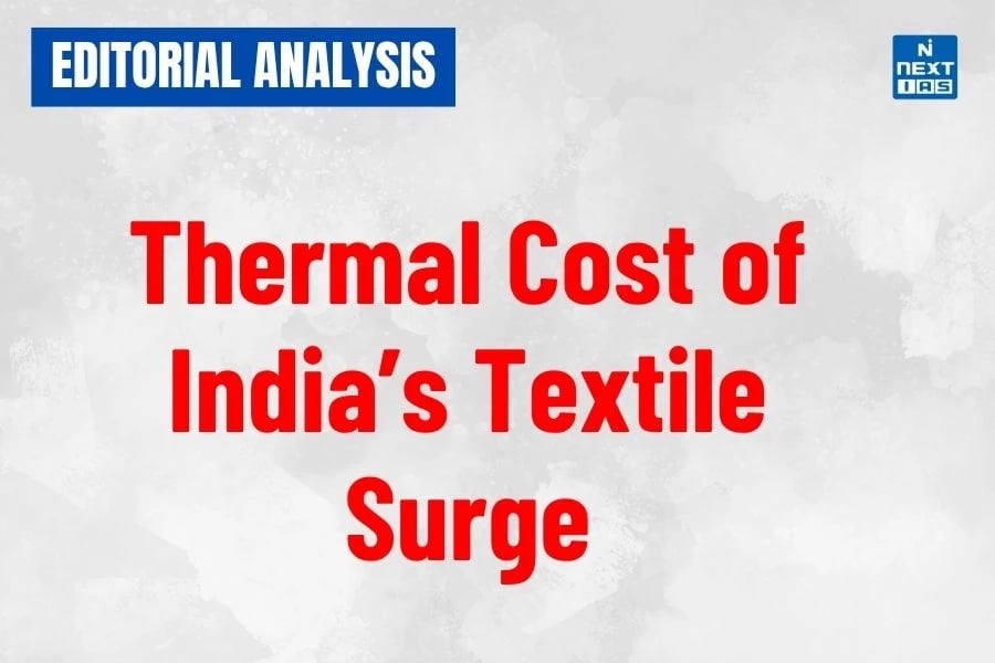 thermal cost of india’s textile surge