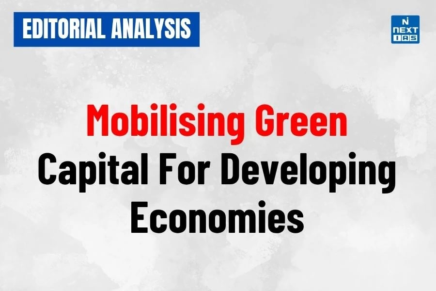mobilising green capital for developing economies