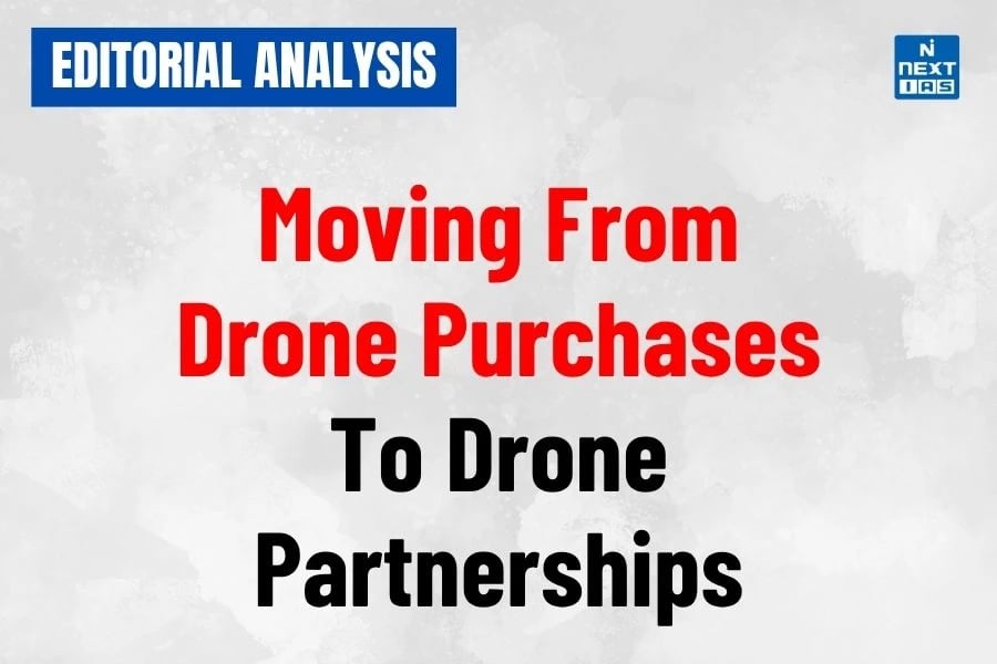 moving from drone purchases to drone partnerships