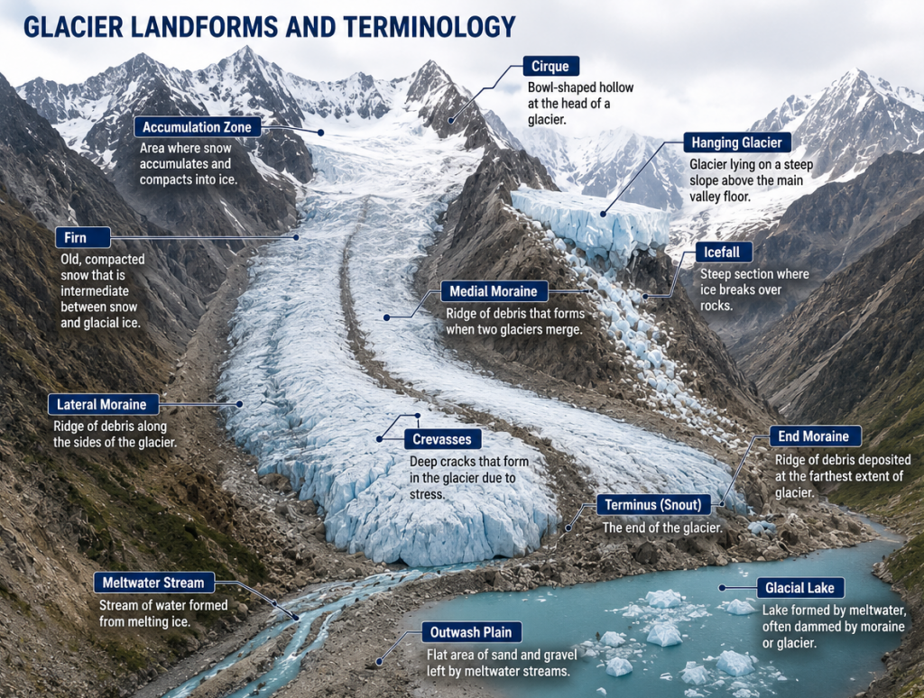 hanging glaciers