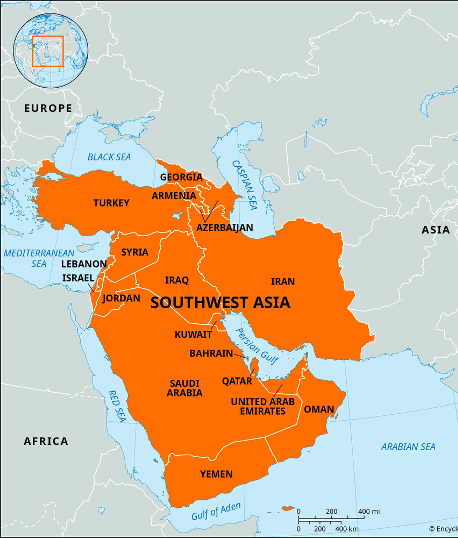 west asia