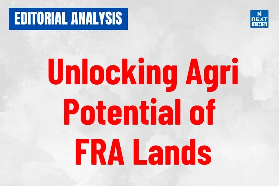 unlocking agri potential of fra lands